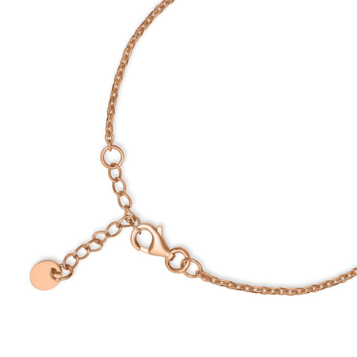 Star Rose Gold Plated 925 Sterling Silver Bracelet