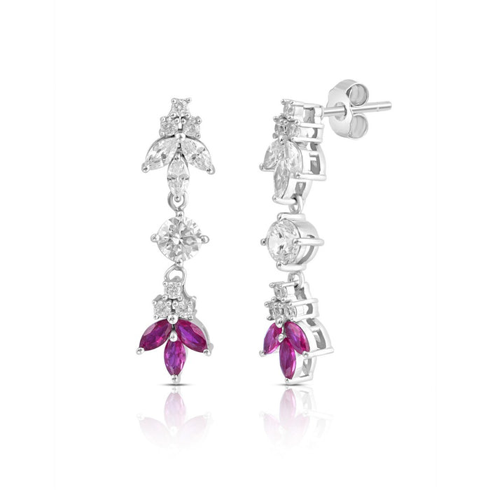 Starlight Serenade Rhodium Plated 925 Sterling Silver Jewellery Set