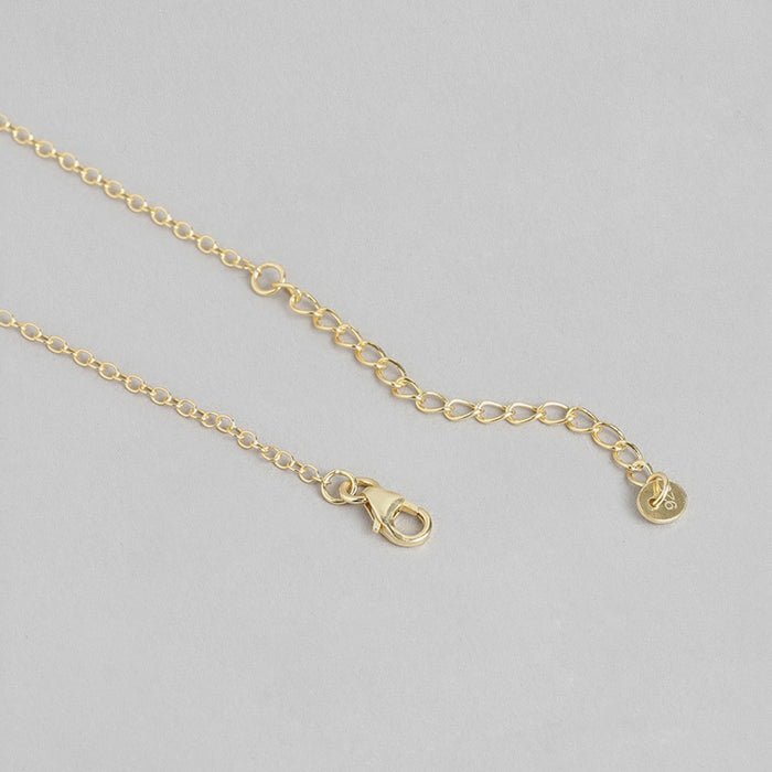 Starry Nights Gold Plated 925 Sterling Silver Necklace with CZ