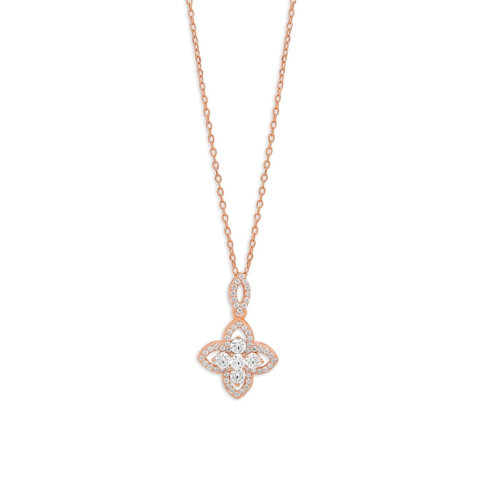 Stellar Starlight 925 Sterling Silver Rose gold Plated Necklace