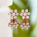Studded Rose Gold Earrings