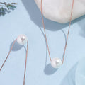 Stunning Pearl 925 Silver Necklace Combo