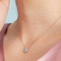 Stunning studded Evil Eye 925 Silver Necklace