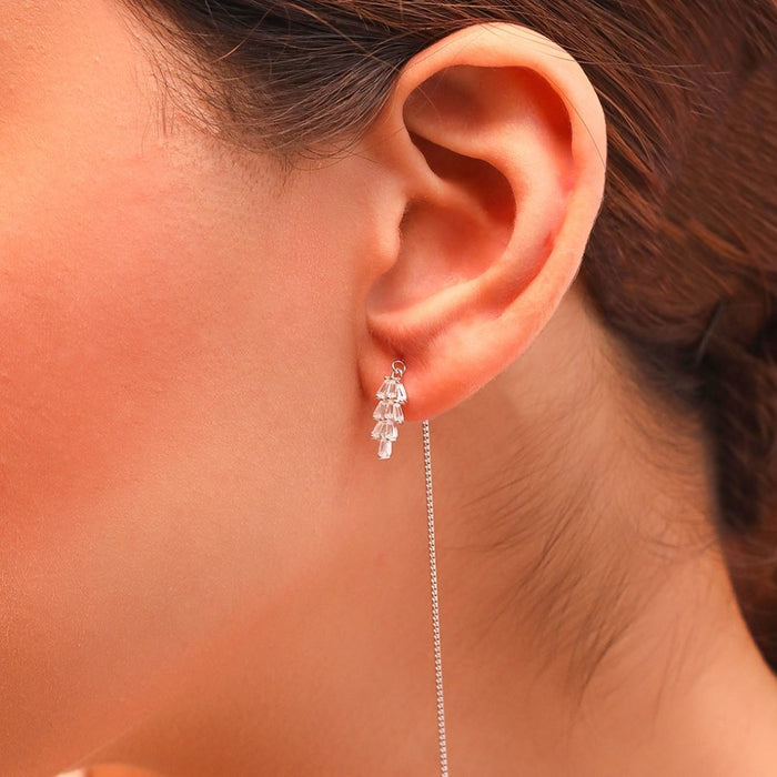 Sui Dhaga 925 Silver Earrings