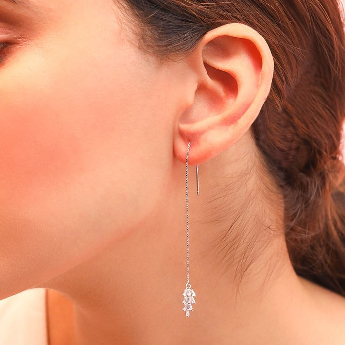 Sui Dhaga 925 Silver Earrings