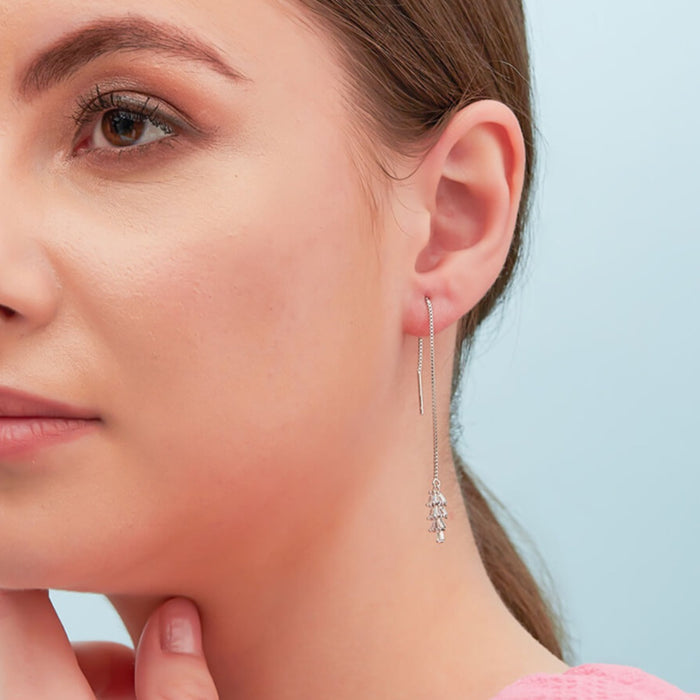 Sui Dhaga 925 Silver Earrings