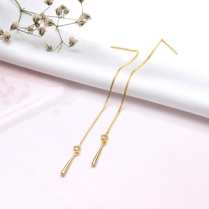 Sui Dhaga Gold Plated 925 Sterling Silver Earrings