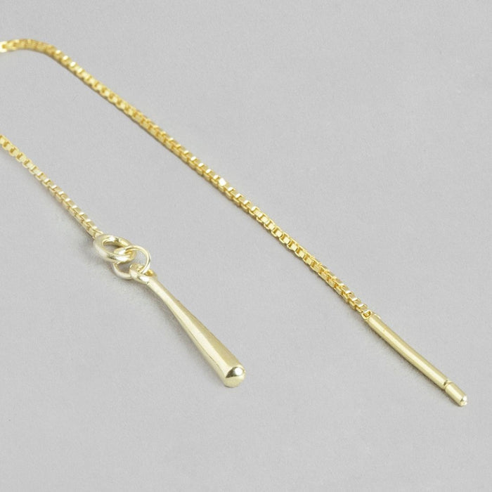 Sui Dhaga Gold Plated 925 Sterling Silver Earrings
