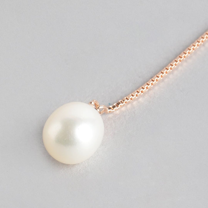 Sui Dhaga with Pearl Duo 925 Sterling Silver Earring