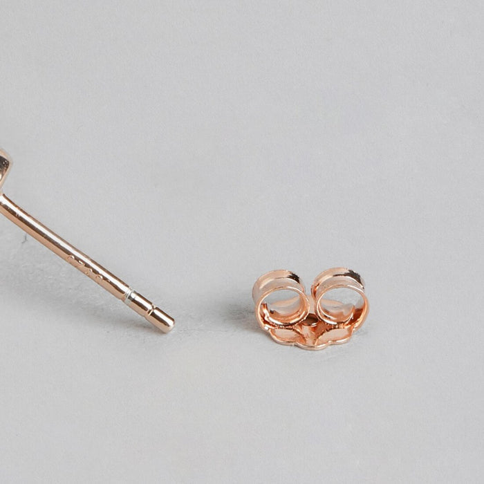 Sunlit Radiance 925 Sterling Silver Stud Earrings with CZ & Freshwater Pearl