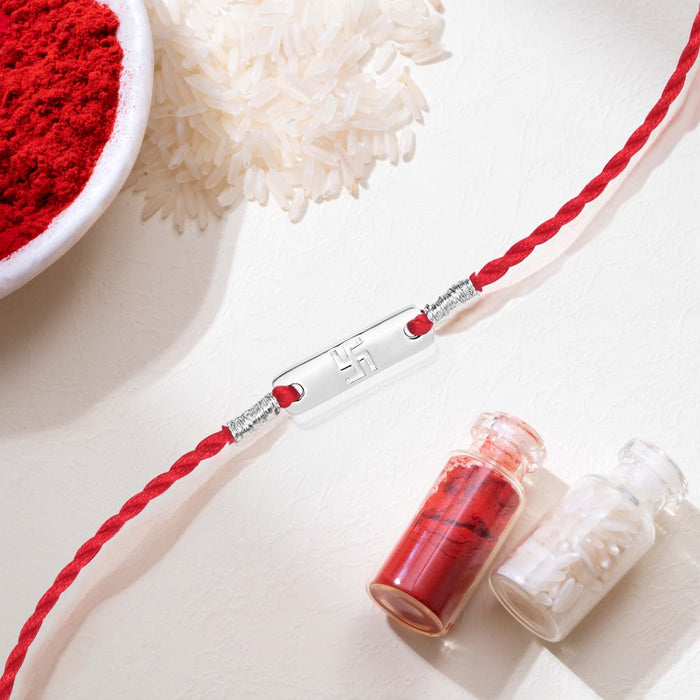 Silver Rakhi