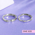 Sweethearts 925 Silver Couple Rings (Adjustable)