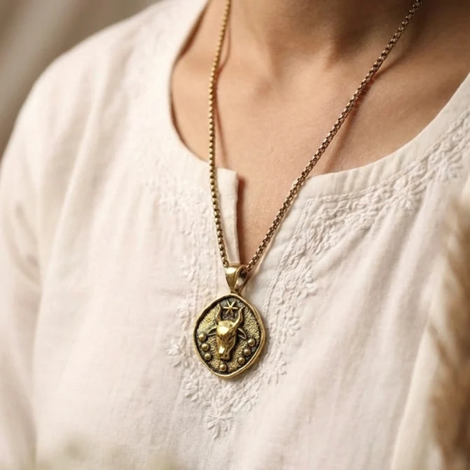 Taurus (Vrishabha) Rashi Pendant