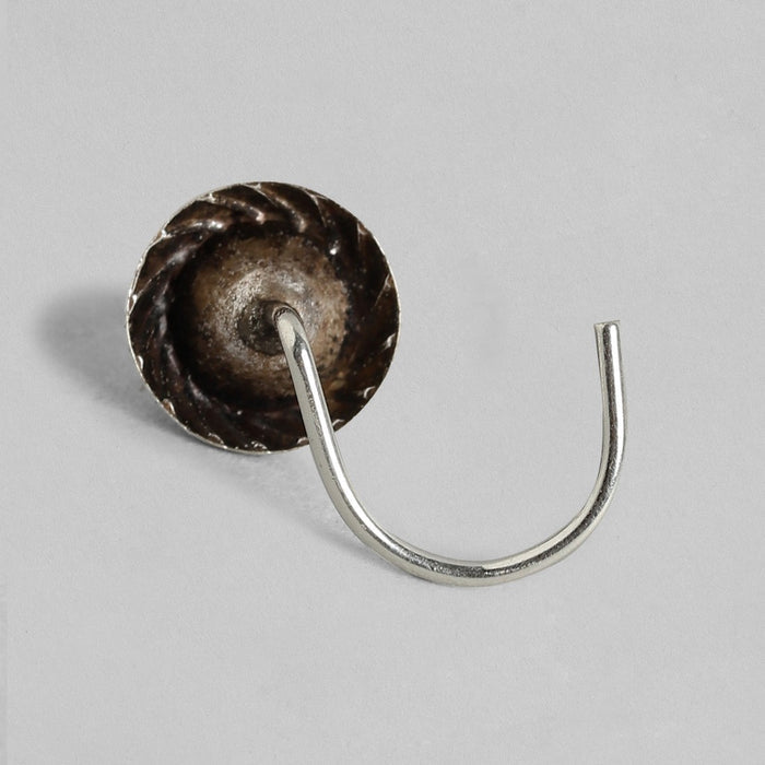 The Black & White Duo 925 Silver Nose Pin Set