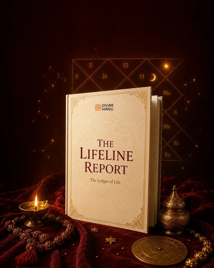 The Lifeline Report — 92+ page personalised Vedic Kundli