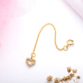 The Lovely Heart Gold Plated 925 Sterling Silver Watch Charm