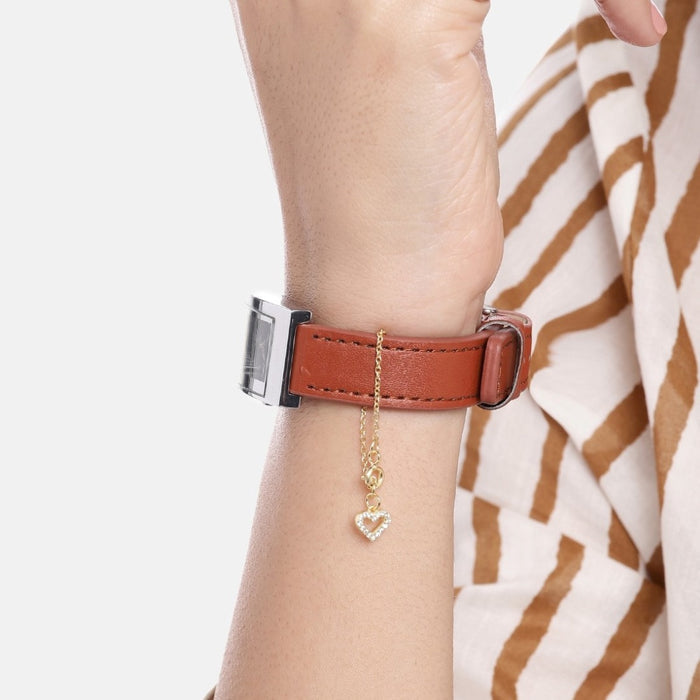 The Lovely Heart Gold Plated 925 Sterling Silver Watch Charm
