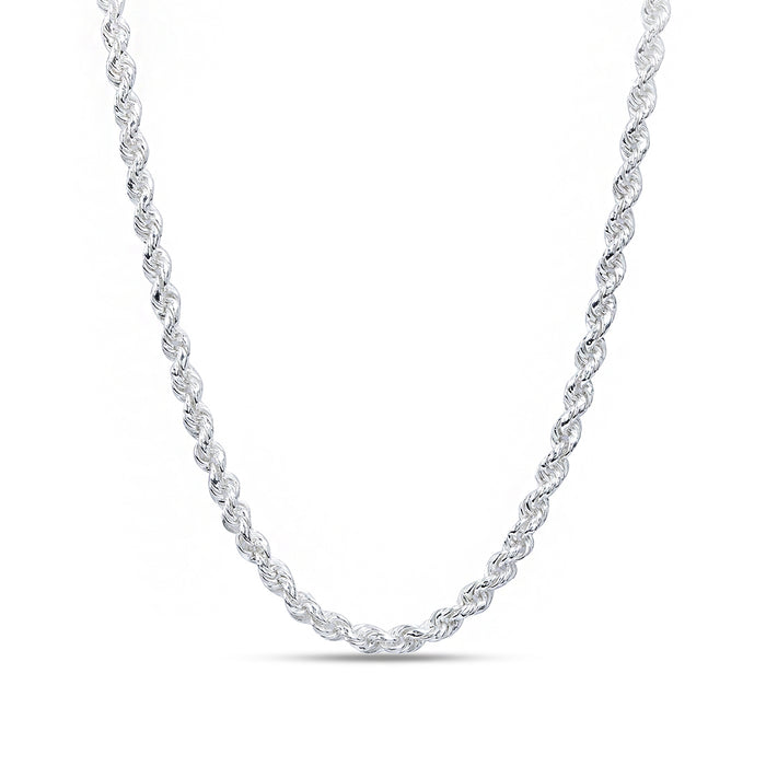 The Modern Twist Rhodium-Plated Sterling Silver Chain