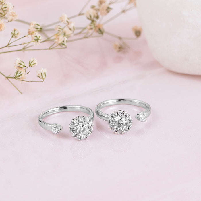 The Rotating 925 Silver Ring Combo (Adjustable)