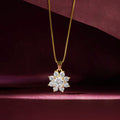 The Sun Kissed Marigold Gold Plated 925 Silver Necklace