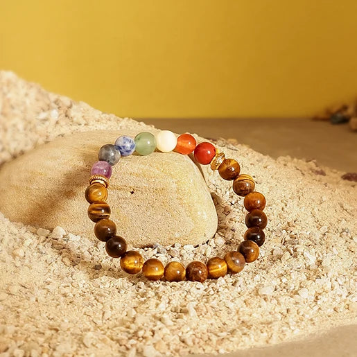 Tiger Eye Chakra Bracelet Creative