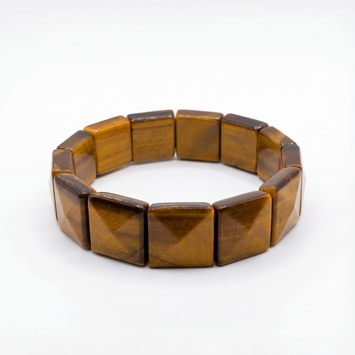 Tiger Eye Square Bracelet - view 3