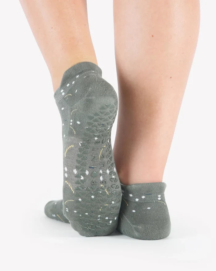 Tiktok Full Foot Grip Sock Olive