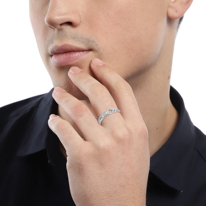 Timeless 925 Sterling Silver Ring for Him (Adjustable)