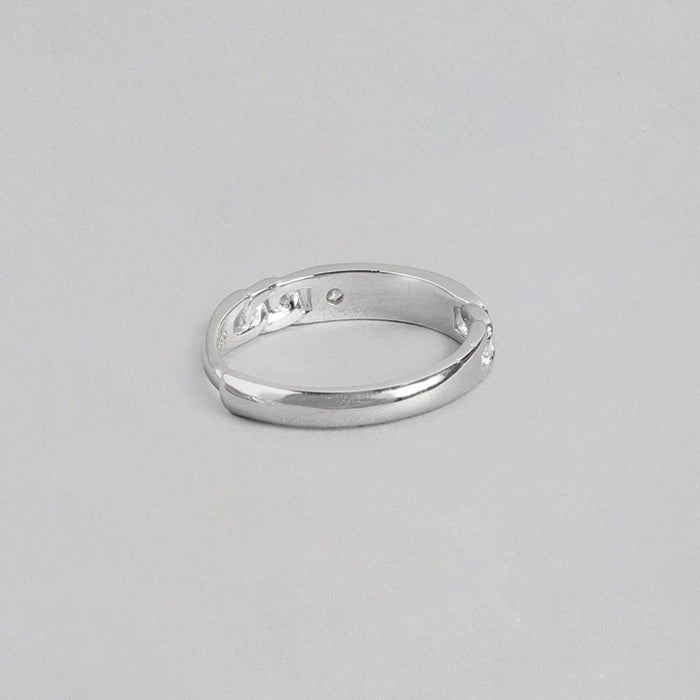 Timeless 925 Sterling Silver Ring for Him (Adjustable)