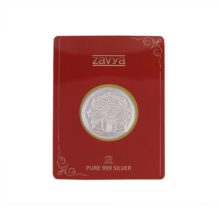 Timeless Banyan Tree Silver Brooch - 999 Fine Silver- 10 gm