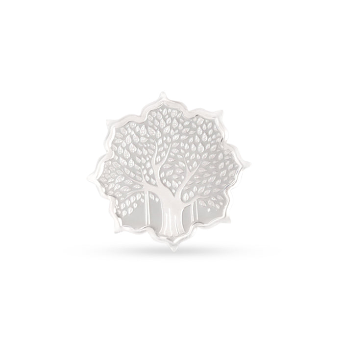 Timeless Banyan Tree Silver Brooch - 999 Fine Silver- 10 gm