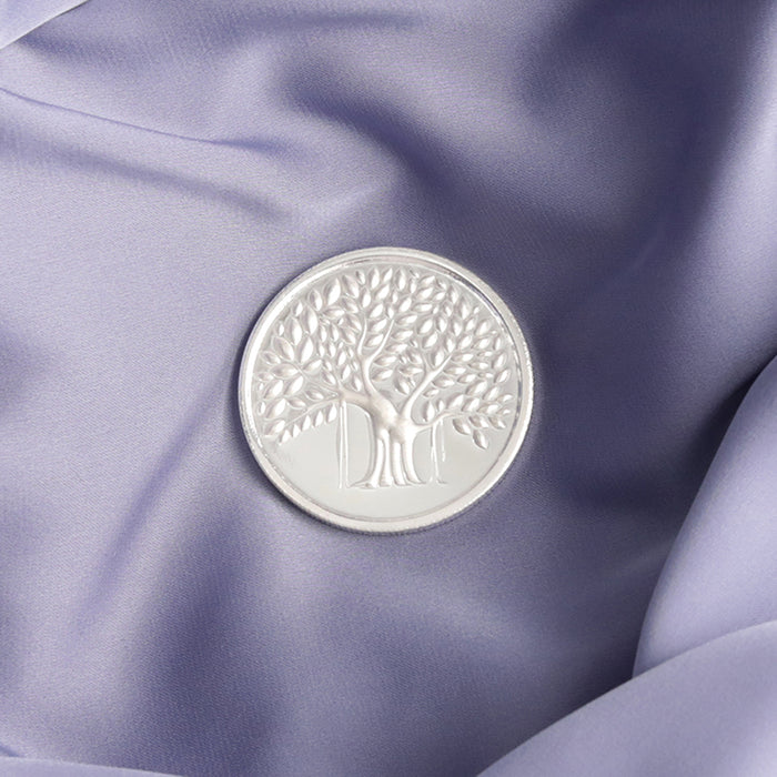 Timeless Banyan Tree Silver Medallion - 999 Fine Silver- 20 gm