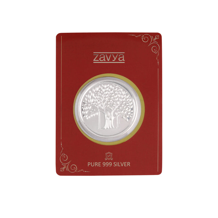Timeless Banyan Tree Silver Medallion - 999 Fine Silver- 20 gm