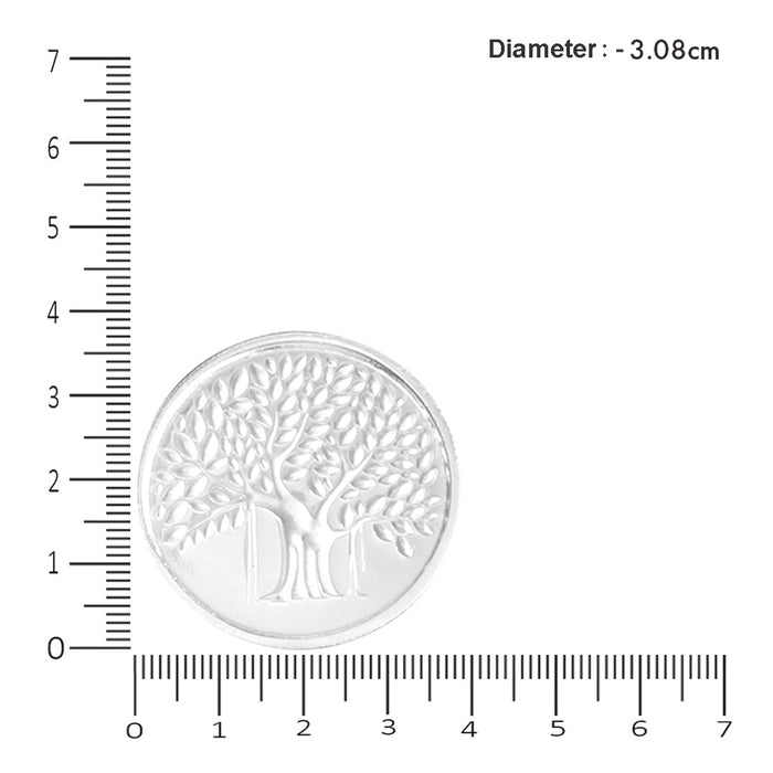 Timeless Banyan Tree Silver Medallion - 999 Fine Silver- 20 gm