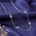 Timeless Elegance Rhodium Plated 925 Silver Necklace