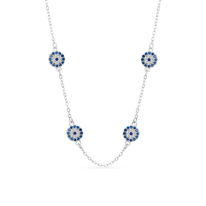 Timeless Elegance Rhodium Plated 925 Silver Necklace