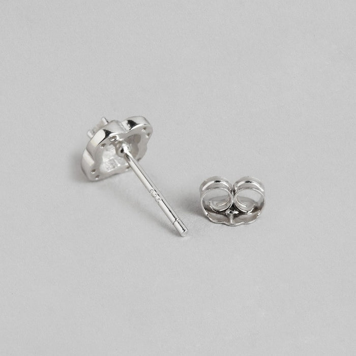 Timeless Floral Rhodium-Plated Brilliance 925 Sterling Silver Jewelry Set
