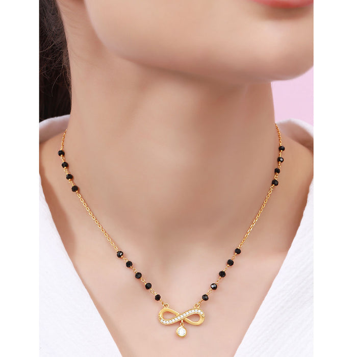 Timeless Infinity Gold Plated 925 Silver Mangalsutra