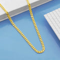 Timeless Silver Linkage 925 Sterling Silver Gold-Plated Chain for Him