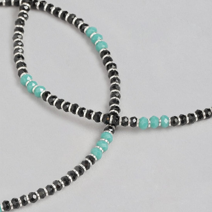Timeless Sophistication Rhodium Plated 925 Sterling Silver Anklet