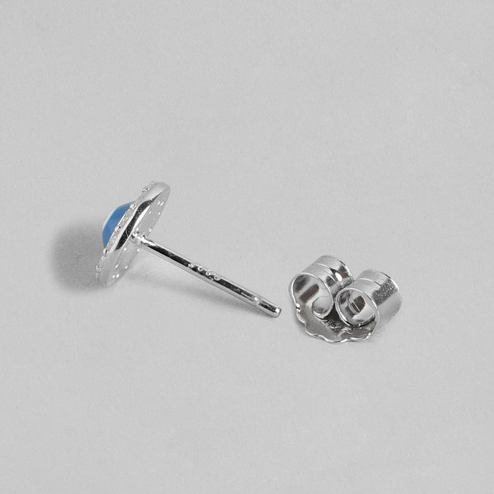 Tiny Evil Eye Stares 925 Silver Stud Earrings