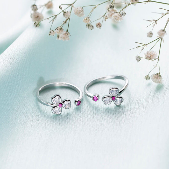 925 Sterling Silver Tiny Flora Adjustable 925 Silver Toe Ring for Women – Zavya
