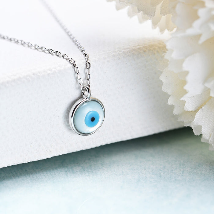 Toss the Evil 925 Silver Necklace