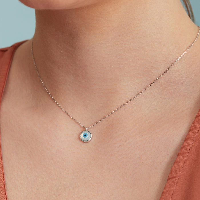 Toss the Evil 925 Silver Necklace