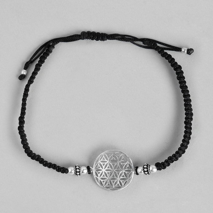 Traditional 925 Silver and Thread Anklet