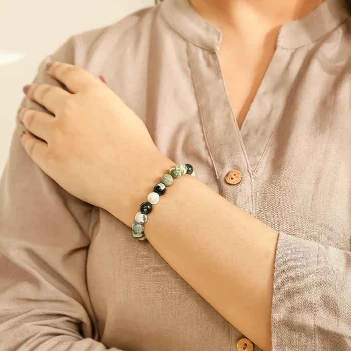 Tree Agate Stone Bracelet - view 3