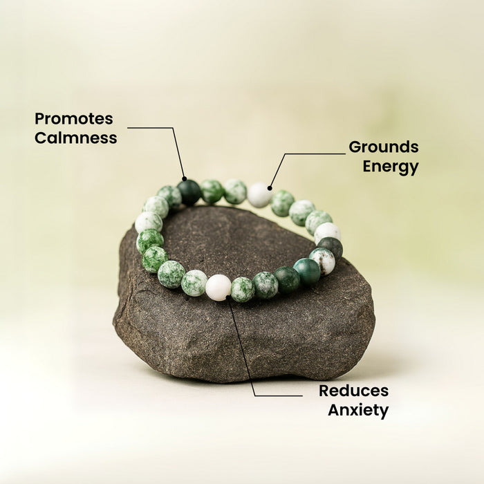 Tree Agate Stone Bracelet - view 5