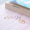 Triple Plating Drop Earring 925 Sterling Silver Combo