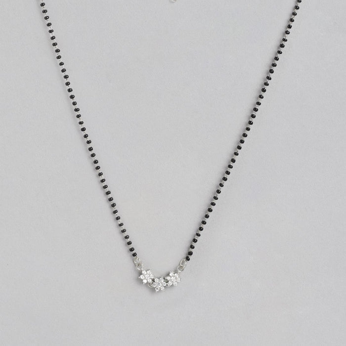 Triple Star 925 Silver Mangalsutra