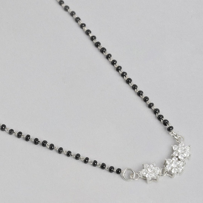 Triple Star 925 Silver Mangalsutra